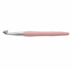 9mm Crochet Hook : Waves : Aluminium  : Pink : 9.00mm