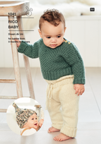 Baby Dream Uni Pattern 1041 Sweater, Leggings & Hat