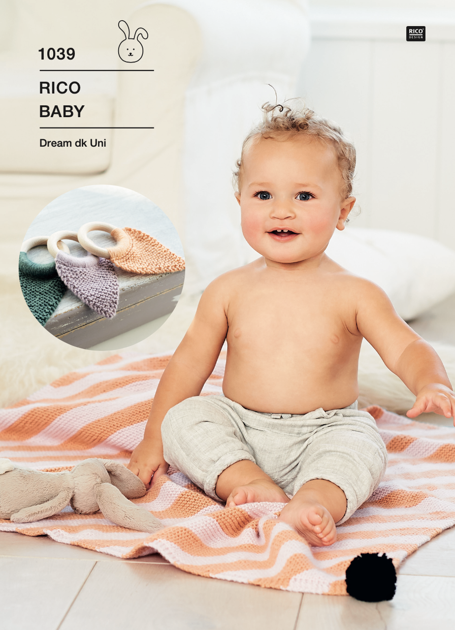 Baby Dream Uni Pattern 1039 Blankets & Teething Rings
