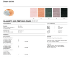 Baby Dream Uni Pattern 1039 Blankets & Teething Rings