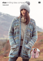 Smile Knitting Pattern 1049 : Cardigan & Scarf (D)