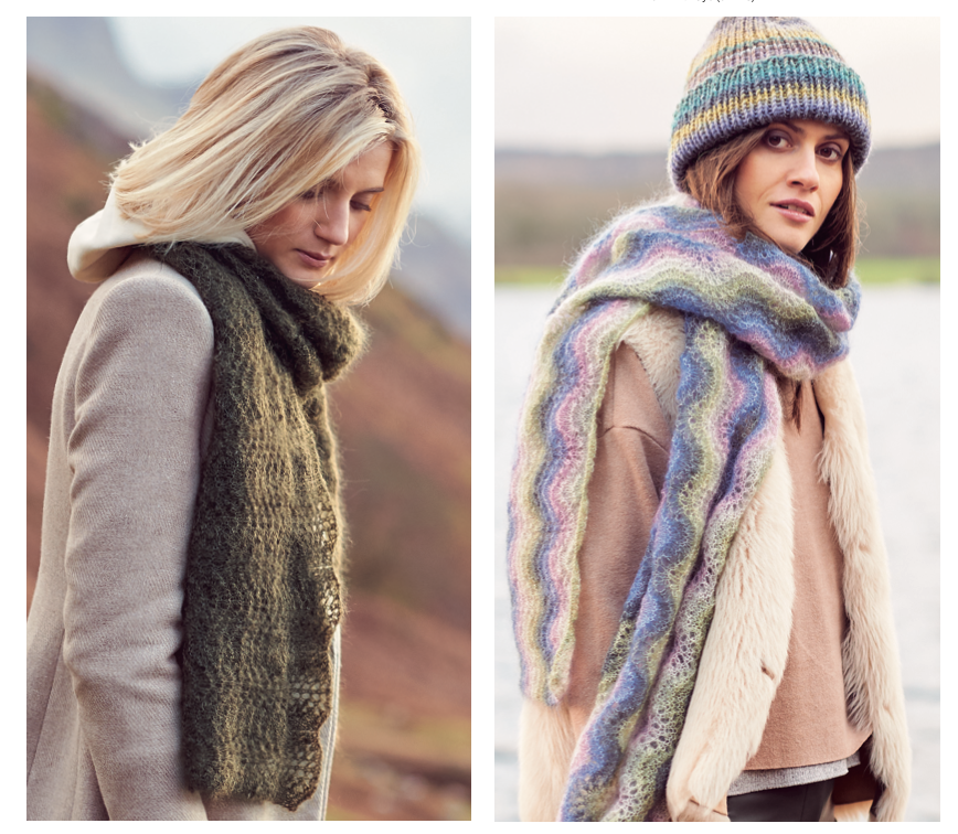 Super Kid Mohair Pattern 1061 Ballet Wrap & Shawls / Scarves