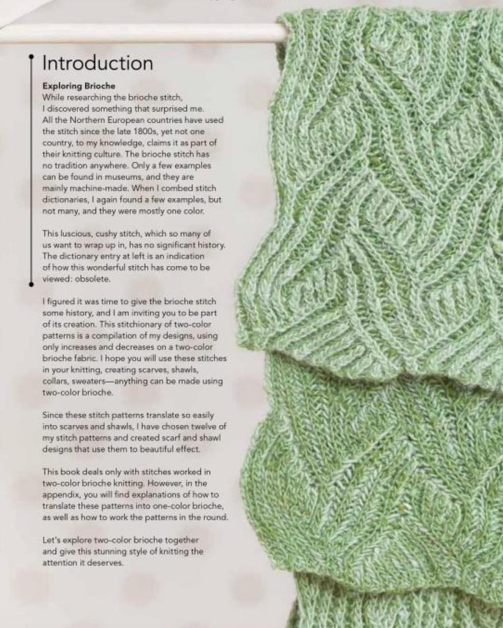 Knitting Fresh Brioche