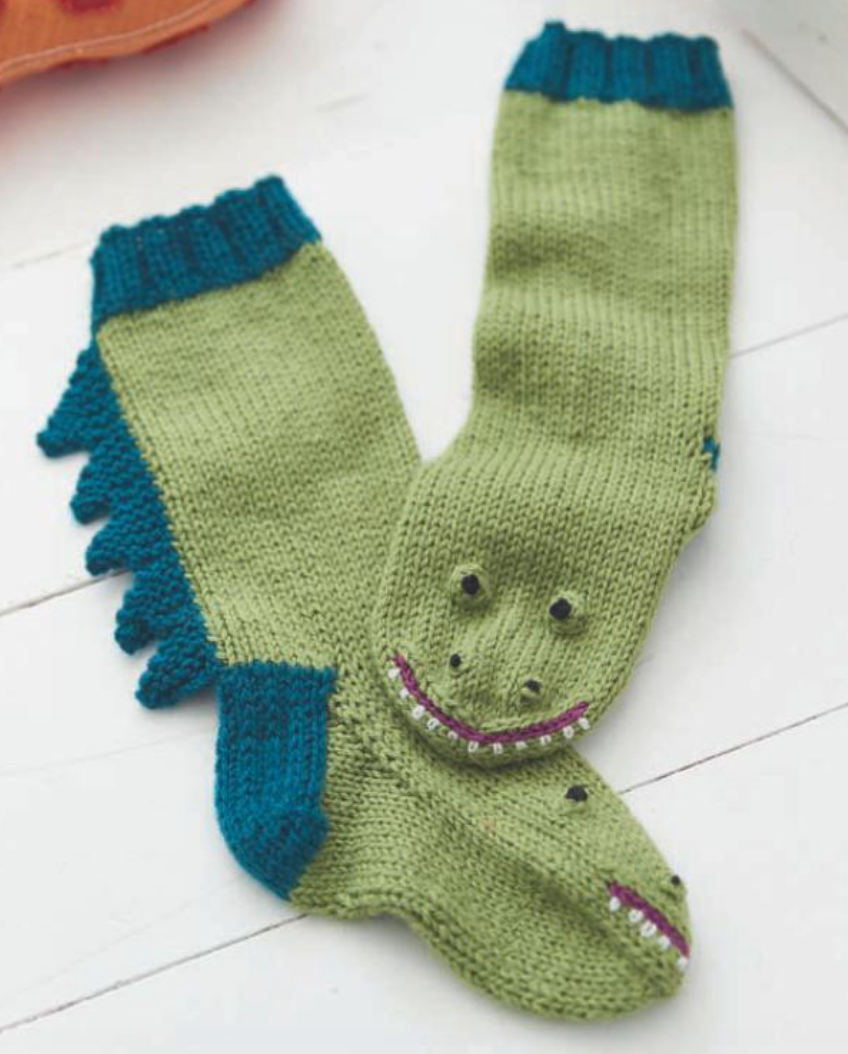 Knitted Animal Socks and Hats