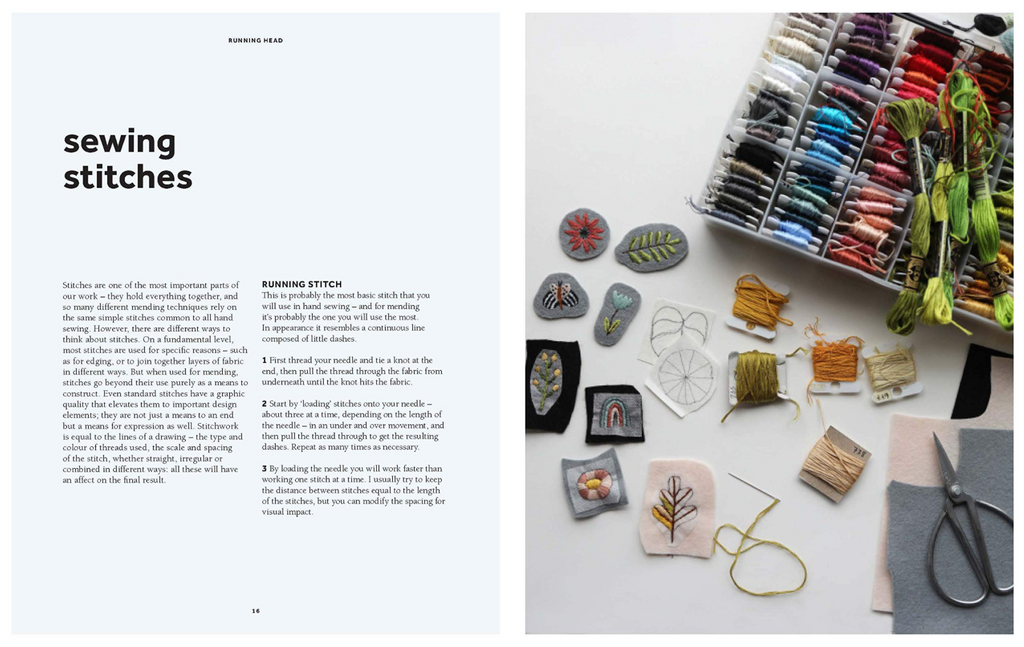 Visible Mending : Repair, renew, reuse the clothes you love by Arounna Khounnoraj