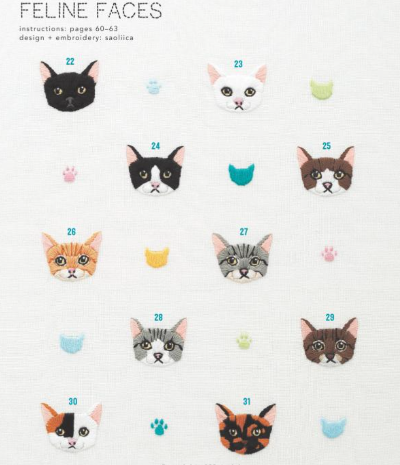 Cat Lady Embroidery : 380 Ways to Stitch a Cat