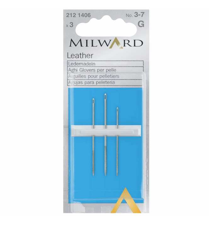 Leather Needles x 3: Nos.3-7
