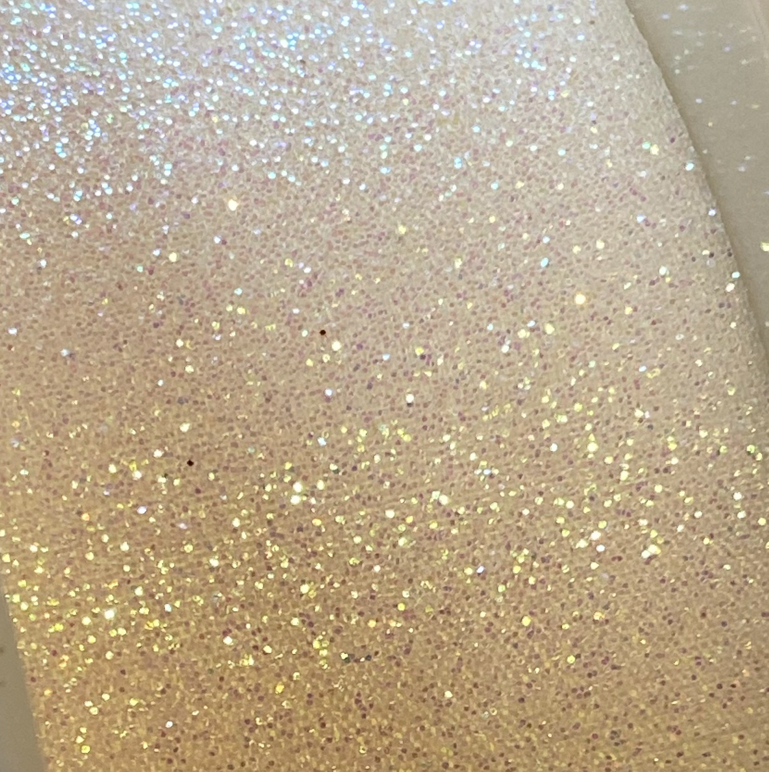 Fluff-a-torium Glitter Ribbon : White