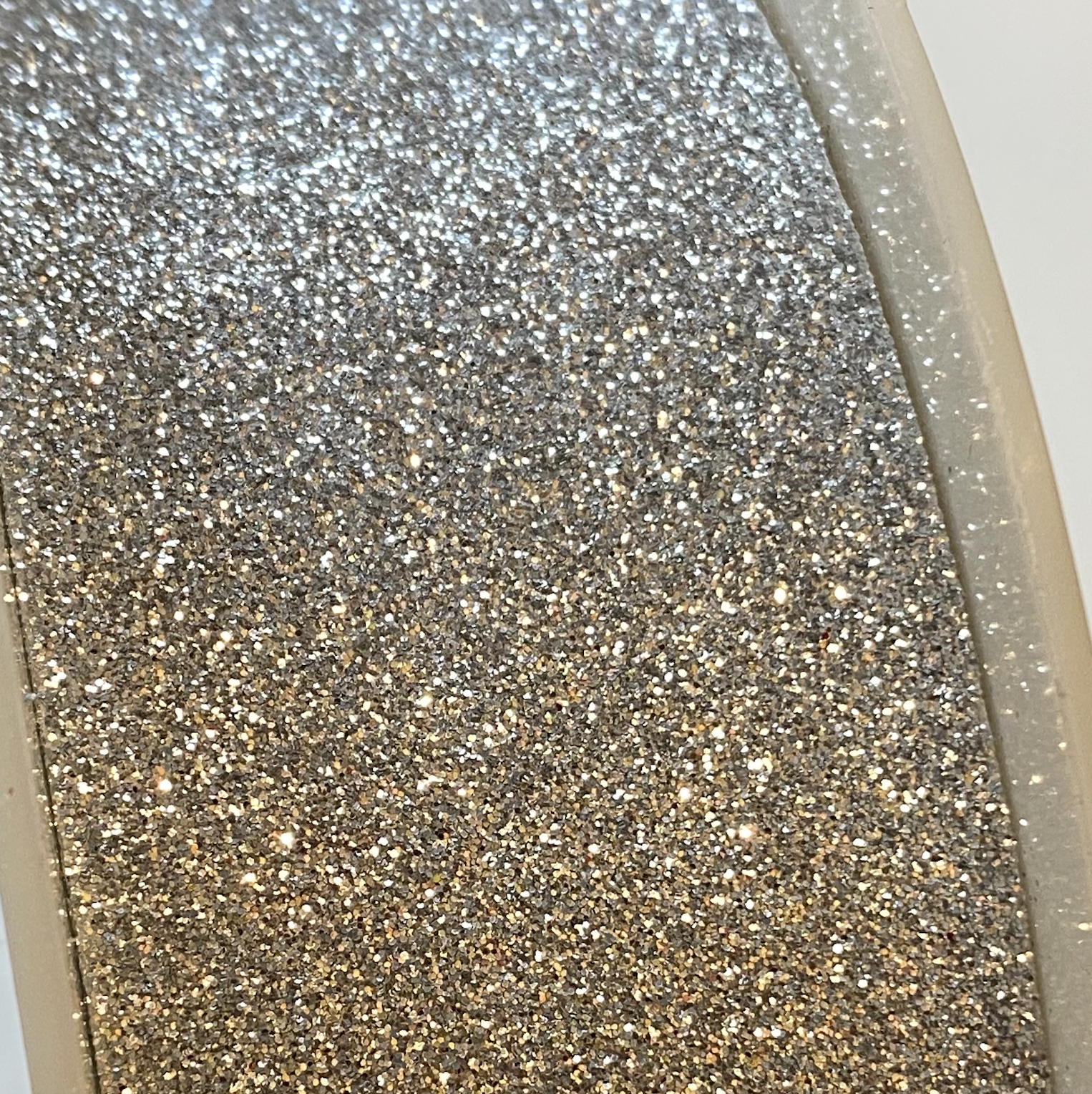 Fluff-a-torium Glitter Ribbon : Silver