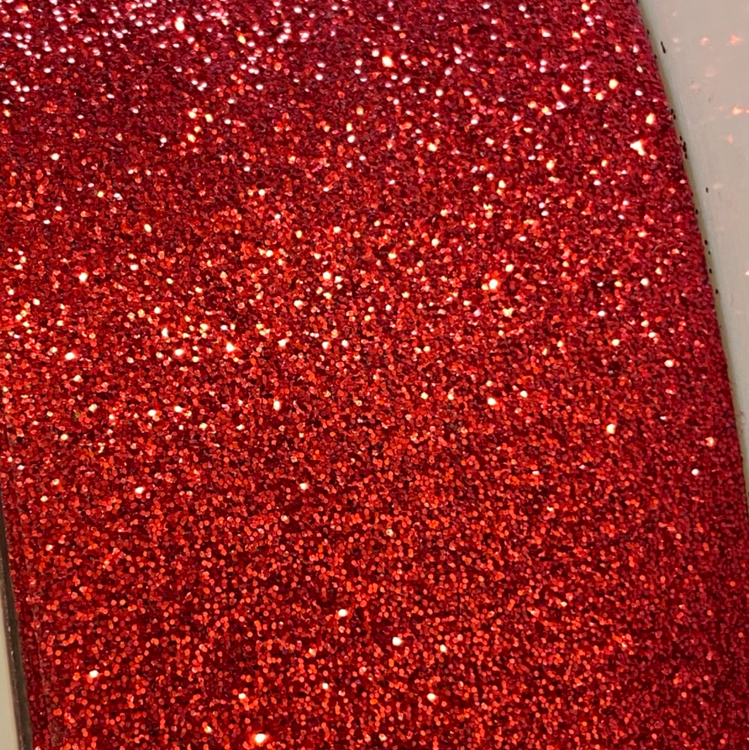 Fluff-a-torium Glitter Ribbon : Red