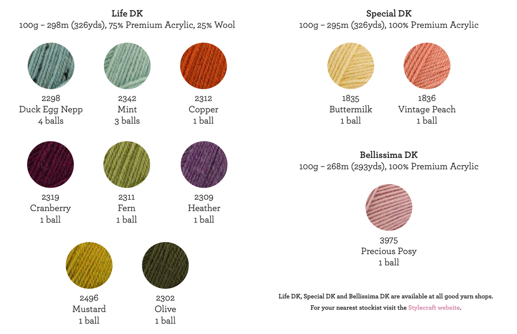 Stylecraft 'Love Is Enough' Crochet Blanket Kit Pack