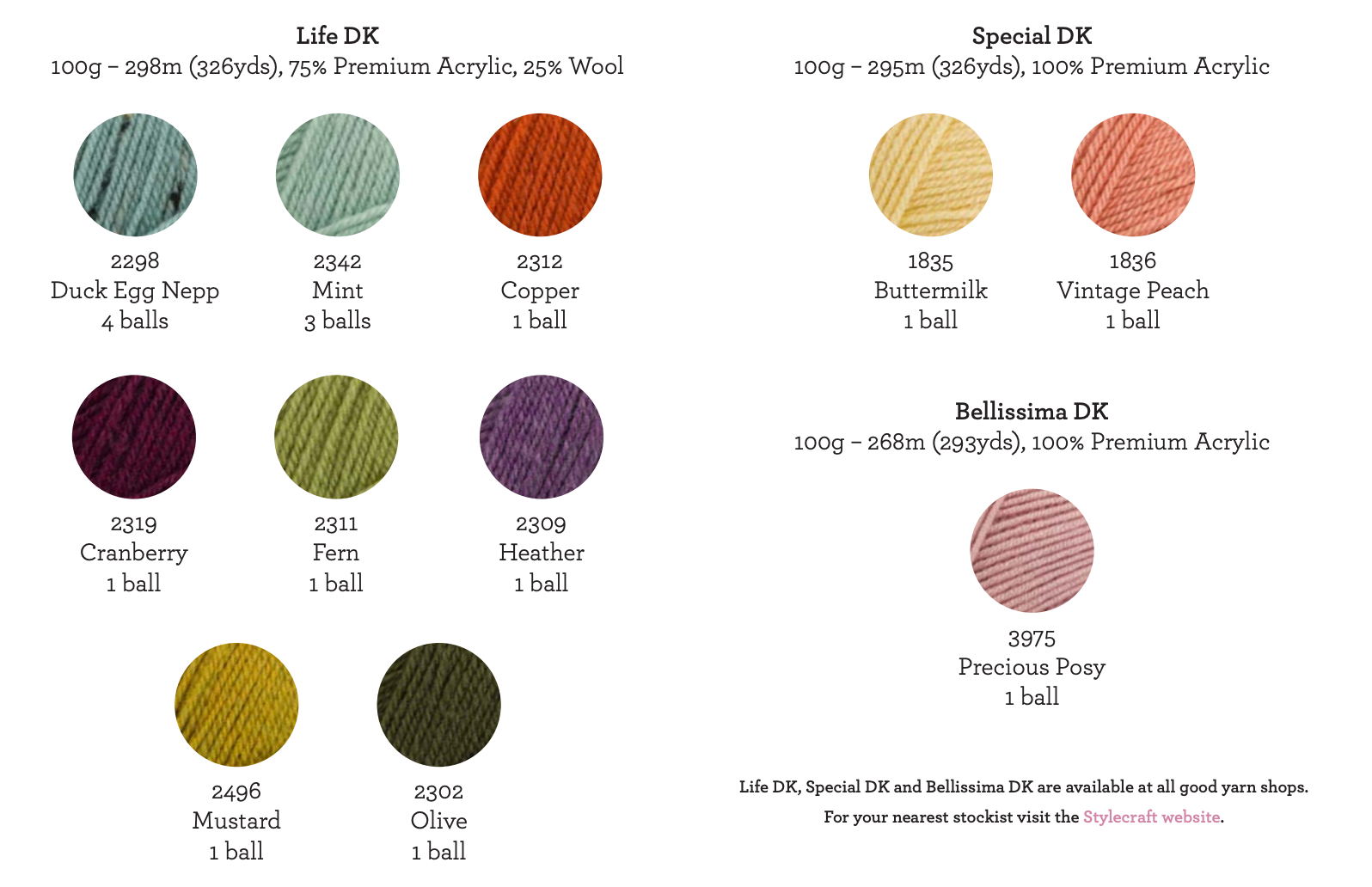 Stylecraft 'Love Is Enough' Crochet Blanket Kit Pack