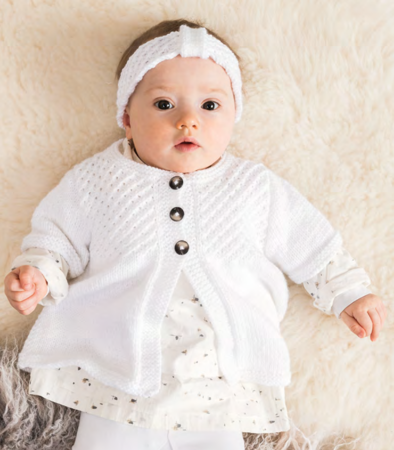 Baby Dream Uni Pattern 791 Jacket & Headband