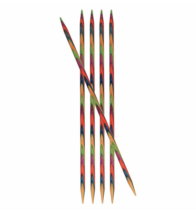 Knitting Pins: Double Pointed Set of Five: Symfonie: 15cm x 5.50mm D
