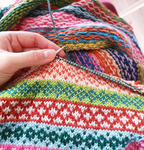 Around the World Sweater Pattern (Knitted in Metropolis)