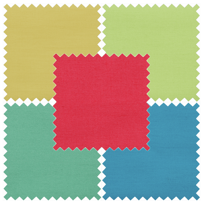 Plain Fat Quarter Pack: Brights