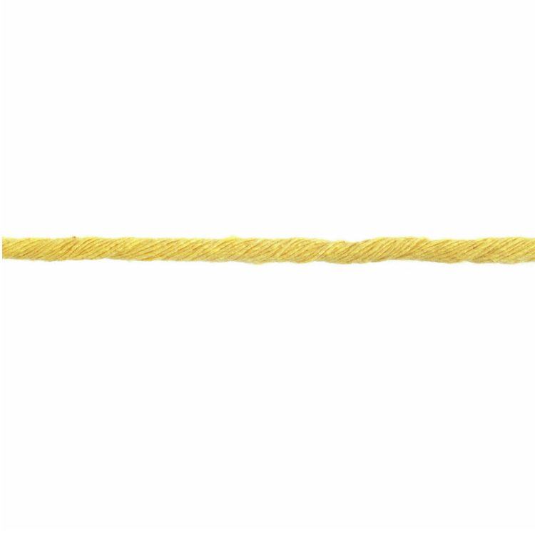 Macramé Cord: 87m x 4mm: Yellow