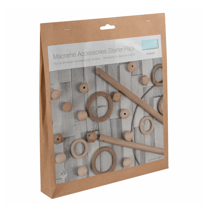 Macramé Accessories Starter Pack: 39 Pieces