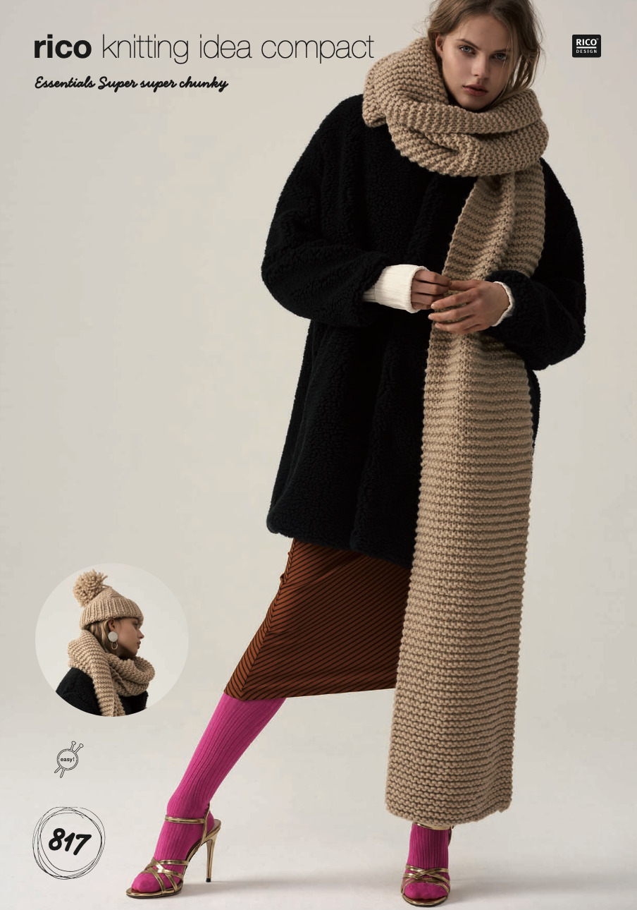 Rico Essentials Super Pattern 817 Scarf & Hat