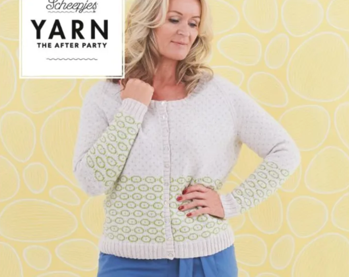Sheepjes Metropolis Bird's Eye Cardigan Knitting Pattern