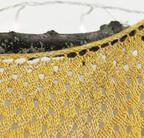 Pebble Beach Shawlette Knitting Pattern by Helen Stewart Designs