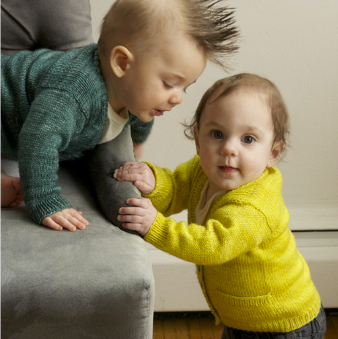 "Playdate" Cardigans Knitting Pattern (Baby to 4XL!)