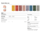 Rico Creative Cotton Aran Knitting Pattern String Style Eco Bag 1022