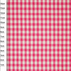Gingham 100% Cotton Fabric - by the metre : Emerald Green & White