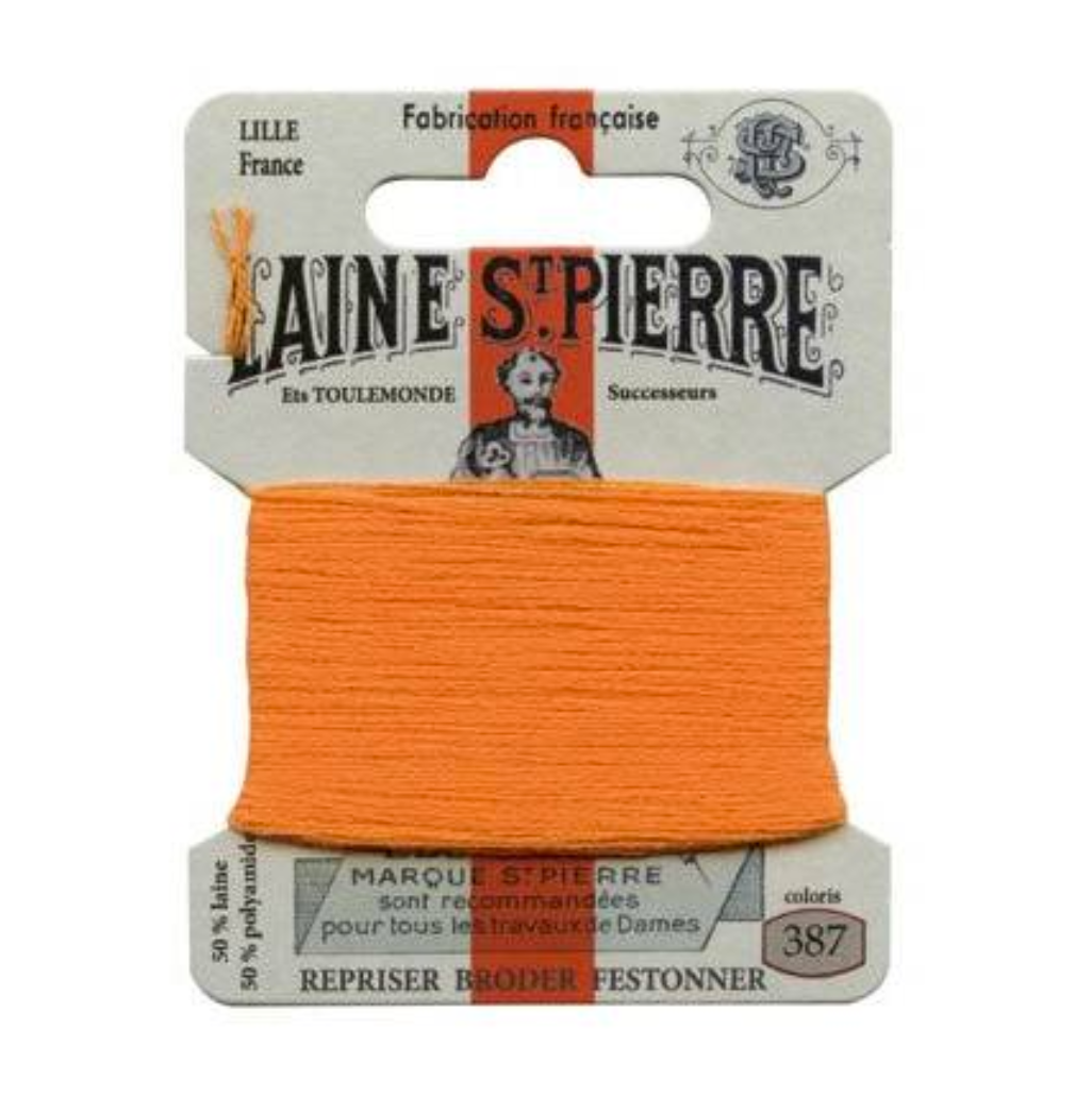 Laine St Pierre Darning Wool Mandarine 387