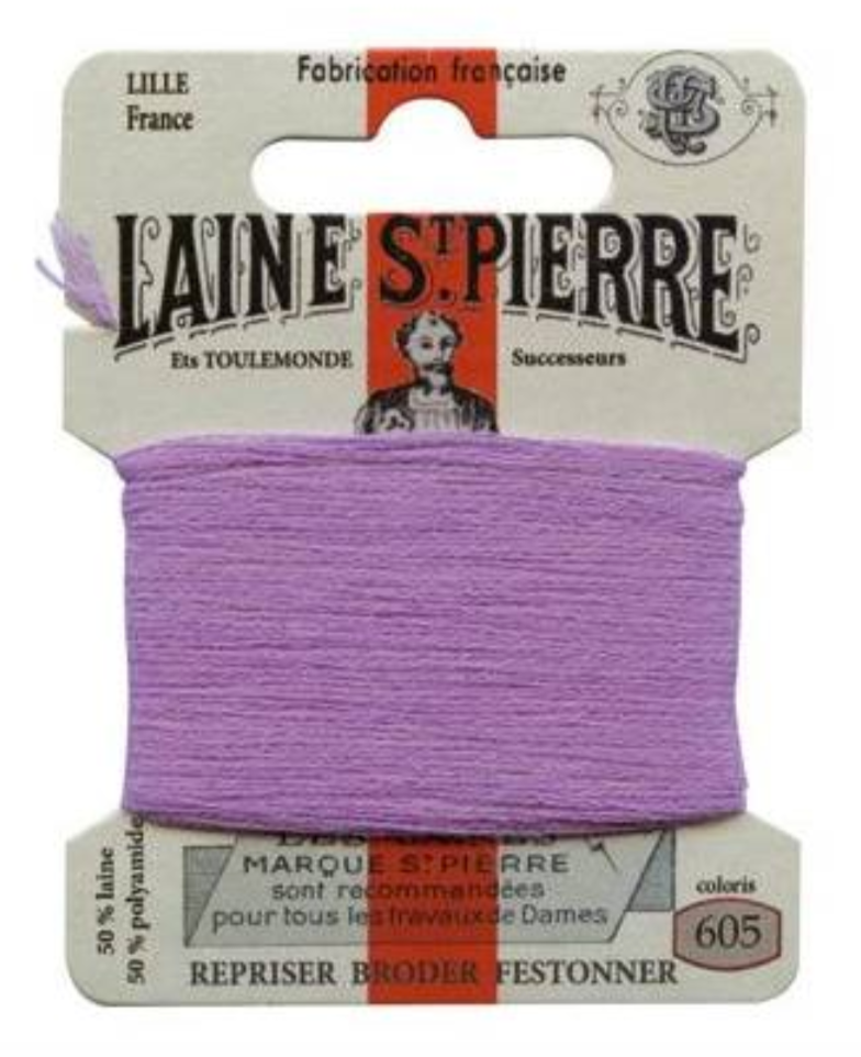 Laine St Pierre Darning Wool Mauve 605