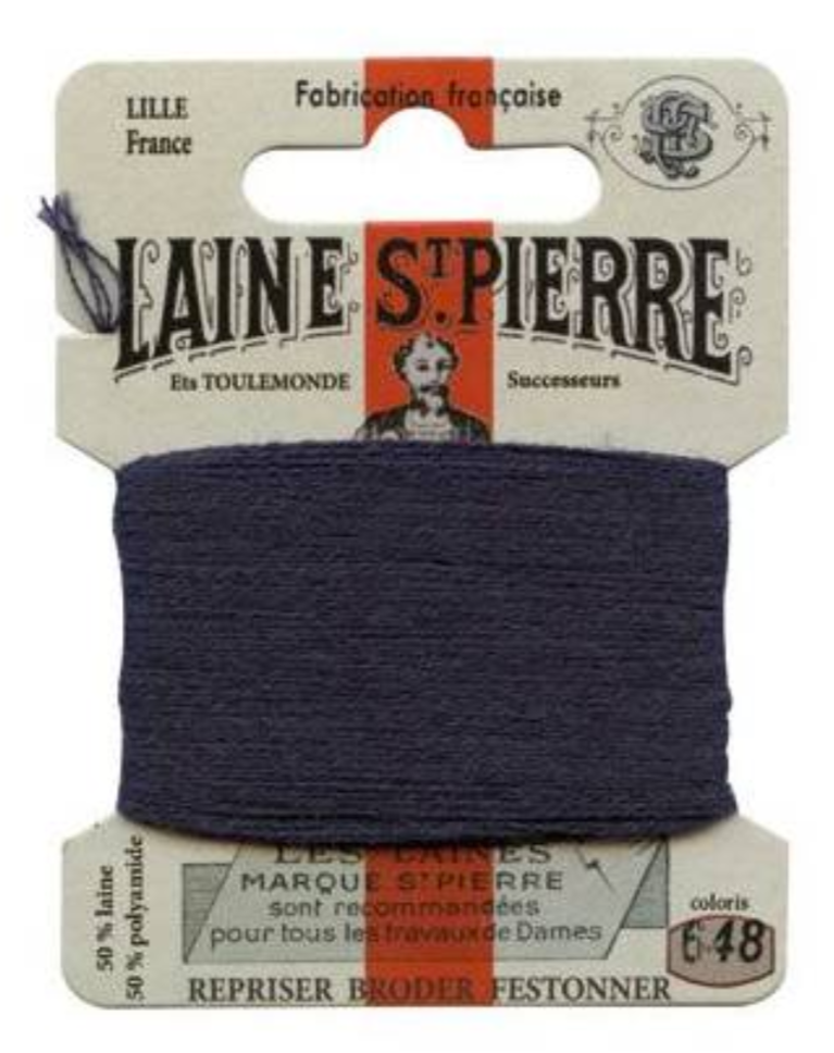 Laine St Pierre Darning Wool Navy 648