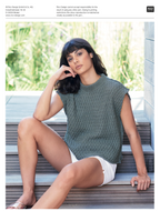Rico Essentials Cotton DK Short Sleeve Top Knitting Pattern 1092