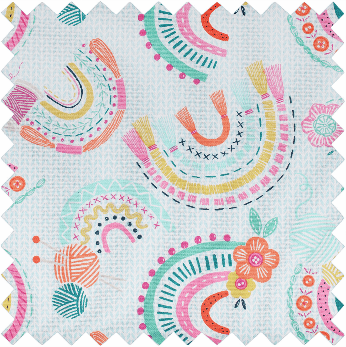 Knitting Needle Case : Stitched Rainbows