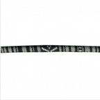 Ethnic Peruvian Round Cord 6mm : Black & White