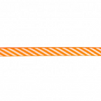 Serge Diagonal Stripe Ribbon 9mm : Orange