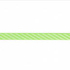 Serge Diagonal Stripe Ribbon 9mm : Green