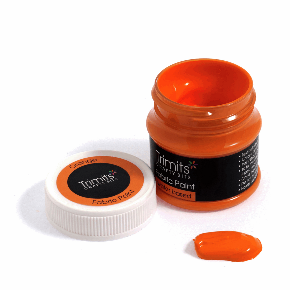 Fabric Textile Paint 50ml Orange