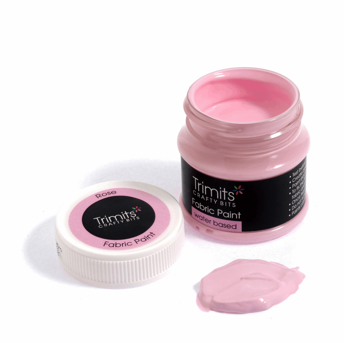 Fabric Textile Paint 50ml Rose Pink