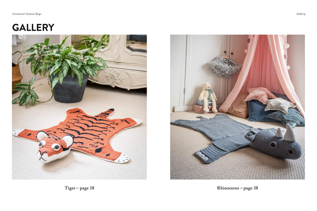 Crocheted Animal Rugs by Vanessa Mooncie