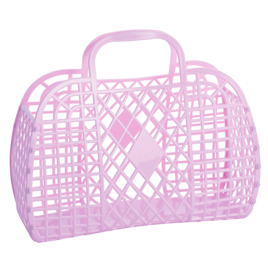 Retro Basket Large Lilac
