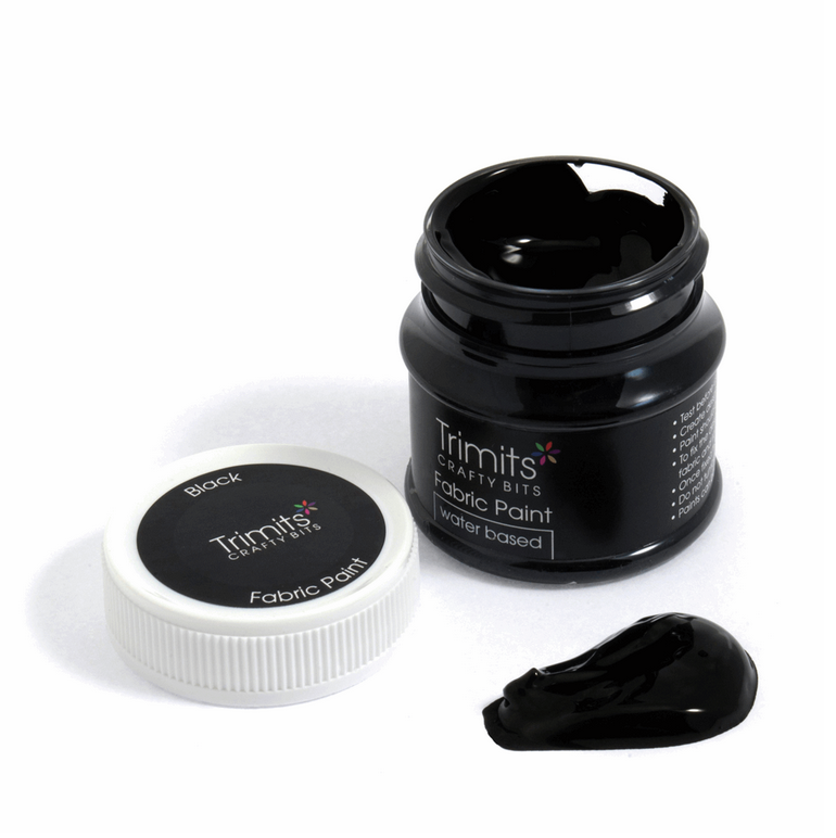 Fabric Textile Paint 50ml Black