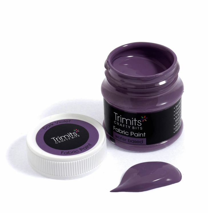 Fabric Textile Paint 50ml Dark Violet