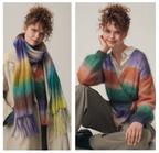 Rico Knitting Pattern 1143 Wrap Waistcoat & Cardigan & Scarf : Super Kid Mohair Loves Silk