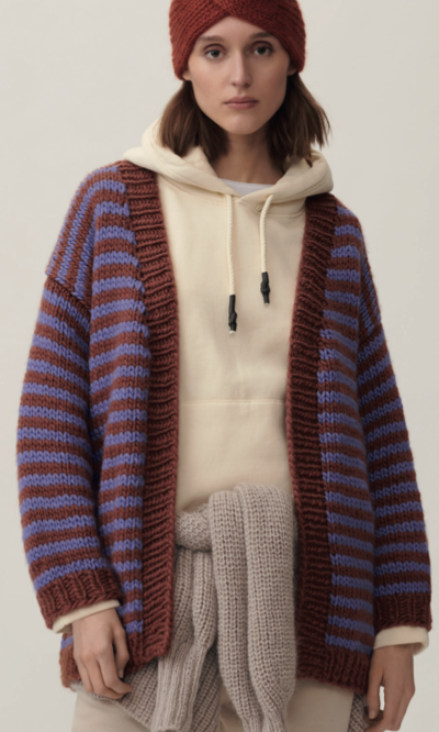 Rico Essentials Super Chunky Pattern 1145 Cloud Jumper & Striped Cardigan (Digital)