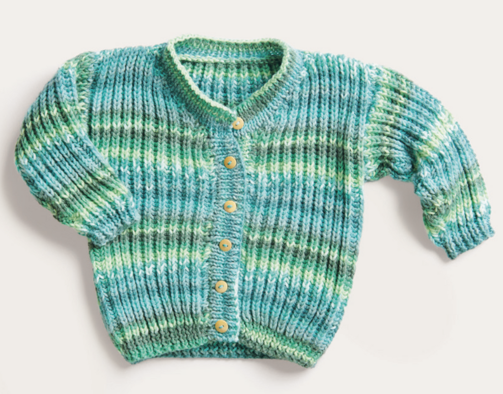 Baby Dream Uni Knitting Pattern 1153 Cardigan & Sweater