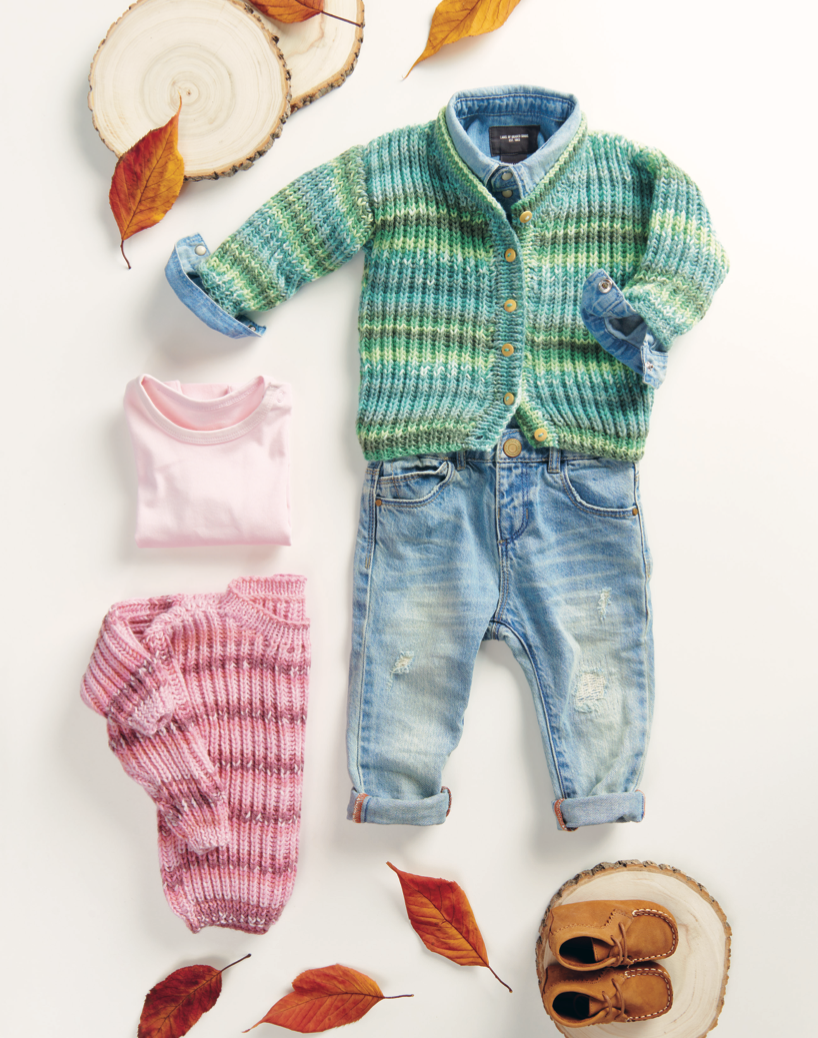 Baby Dream Uni Knitting Pattern 1153 Cardigan & Sweater