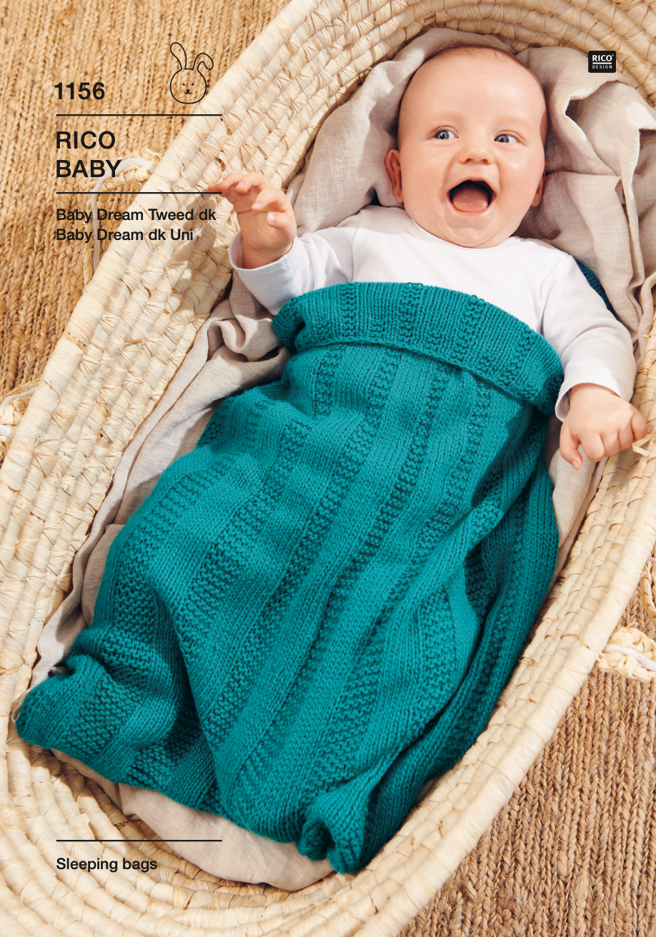 Baby Dream Uni Knitting Pattern 1156 Sleeping Bag