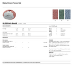Baby Dream Uni Knitting Pattern 1156 Sleeping Bag