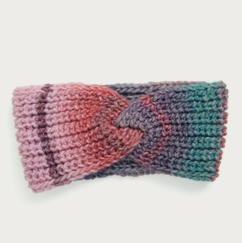 Creative Melange Chunky Knitting Pattern 1129 : Cardigan & Headband