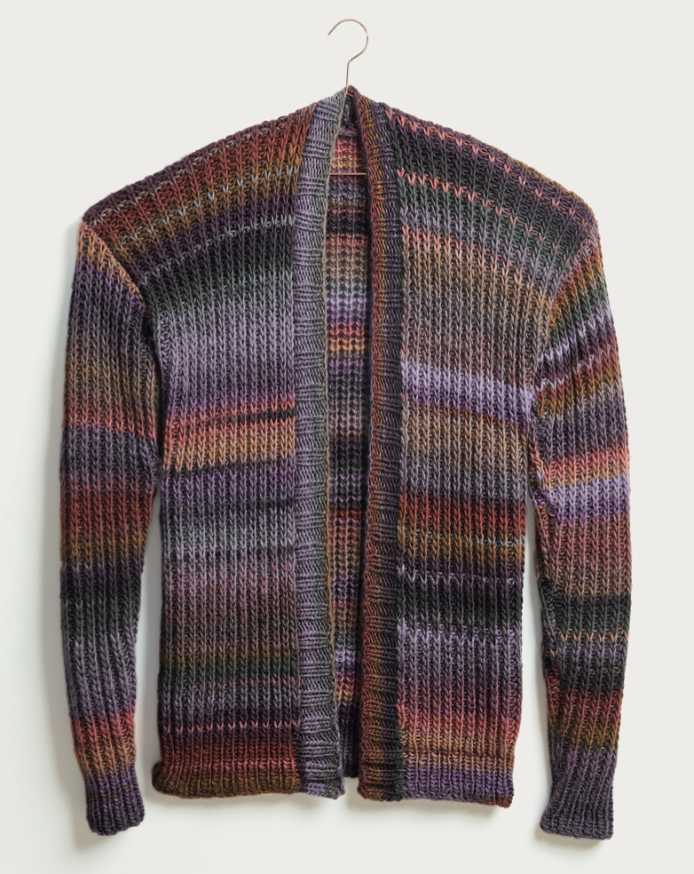 Creative Melange Chunky Knitting Pattern 1129 : Cardigan & Headband